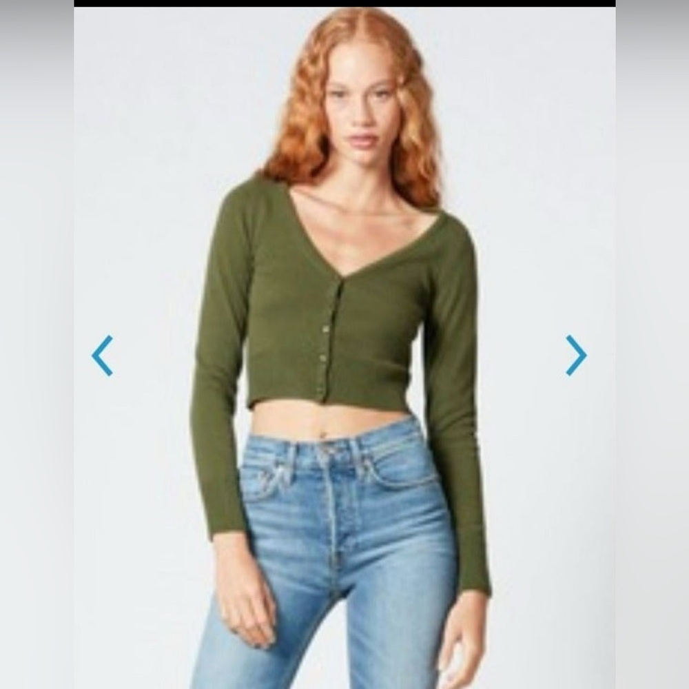 Billie the Label Noelle Sweater Green Size Small